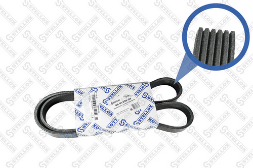 Ремень поликлиновой 6pk1225hd STELLOX 06-01225-SX