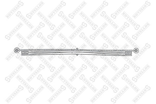Рессора задний 58 568 10 408-416cdi 4.6t 3-лист STELLOX 12-00081-SX