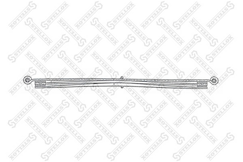 Рессора задний 58 568 06 408-414d 3.5t 3-лист STELLOX 12-00083-SX