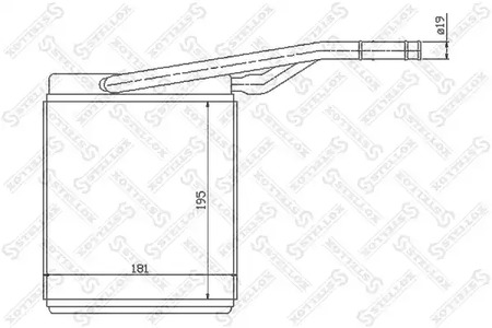 Теплообменник отопления салона STELLOX 10-35069-SX