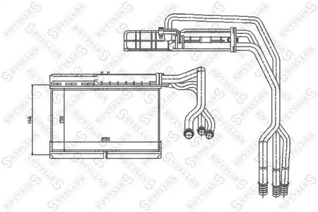 Теплообменник отопления салона STELLOX 10-35073-SX