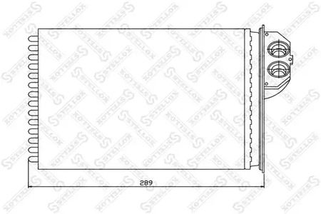 Теплообменник отопления салона STELLOX 10-35091-SX