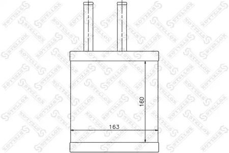Теплообменник отопления салона STELLOX 10-35106-SX