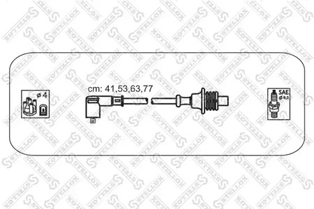 Комплект проводов зажигания STELLOX 10-38155-SX