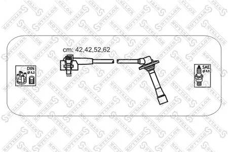 Комплект проводов зажигания STELLOX 10-38488-SX