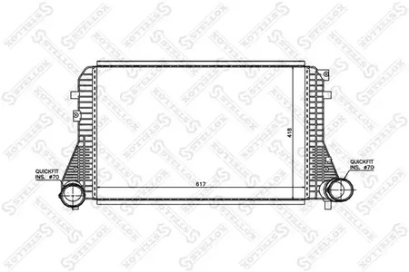 Интеркулер STELLOX 10-40038-SX