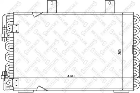 Конденсатор кондиционера STELLOX 10-45047-SX