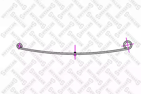 Рессора передний 57 275 01 STELLOX 12-00002-SX