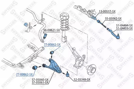 Запчасть STELLOX 77-00862-SX