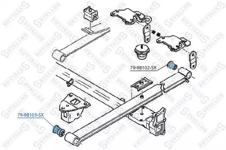 Сайлентблок STELLOX 79-98103-SX