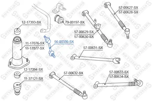 Стойка стабилизатора STELLOX 56-00335-SX