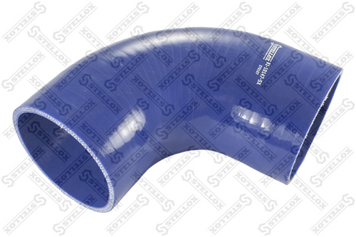 81-10147-sx патрубок интеркулера силикон красный d90/140l140 изогнутый STELLOX 81-10147-SX