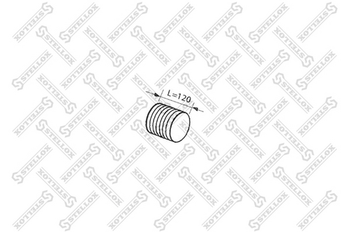 82-01640-sx сетка глушителя l315 (5) 127x315 STELLOX 82-01640-SX