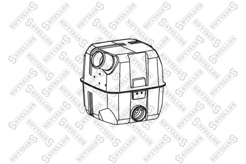 82-03064-sx резонатор (бочка) глушителя STELLOX 82-03064-SX