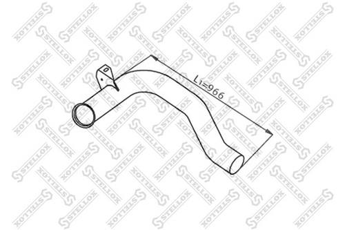 82-03789-sx труба глушителя промежуточная 3-изг STELLOX 82-03789-SX