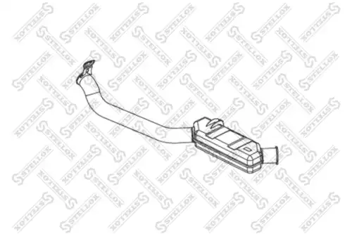 82-03793-sx труба глушителя задняя STELLOX 82-03793-SX