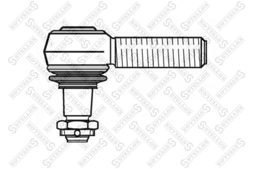 84-34119-sx наконечник тяги рулевой rht m30x1.5 m20x1.5 /29 l145