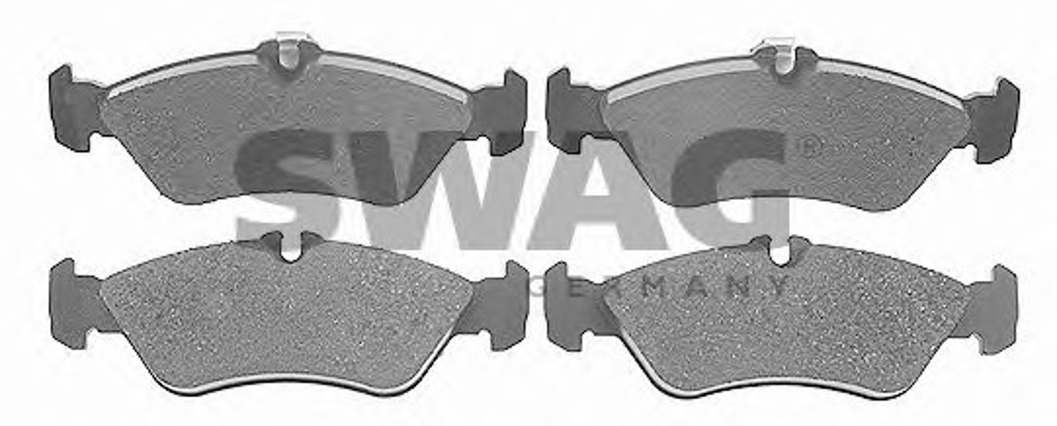 Колодки тормозные дисковые SWAG 10916160