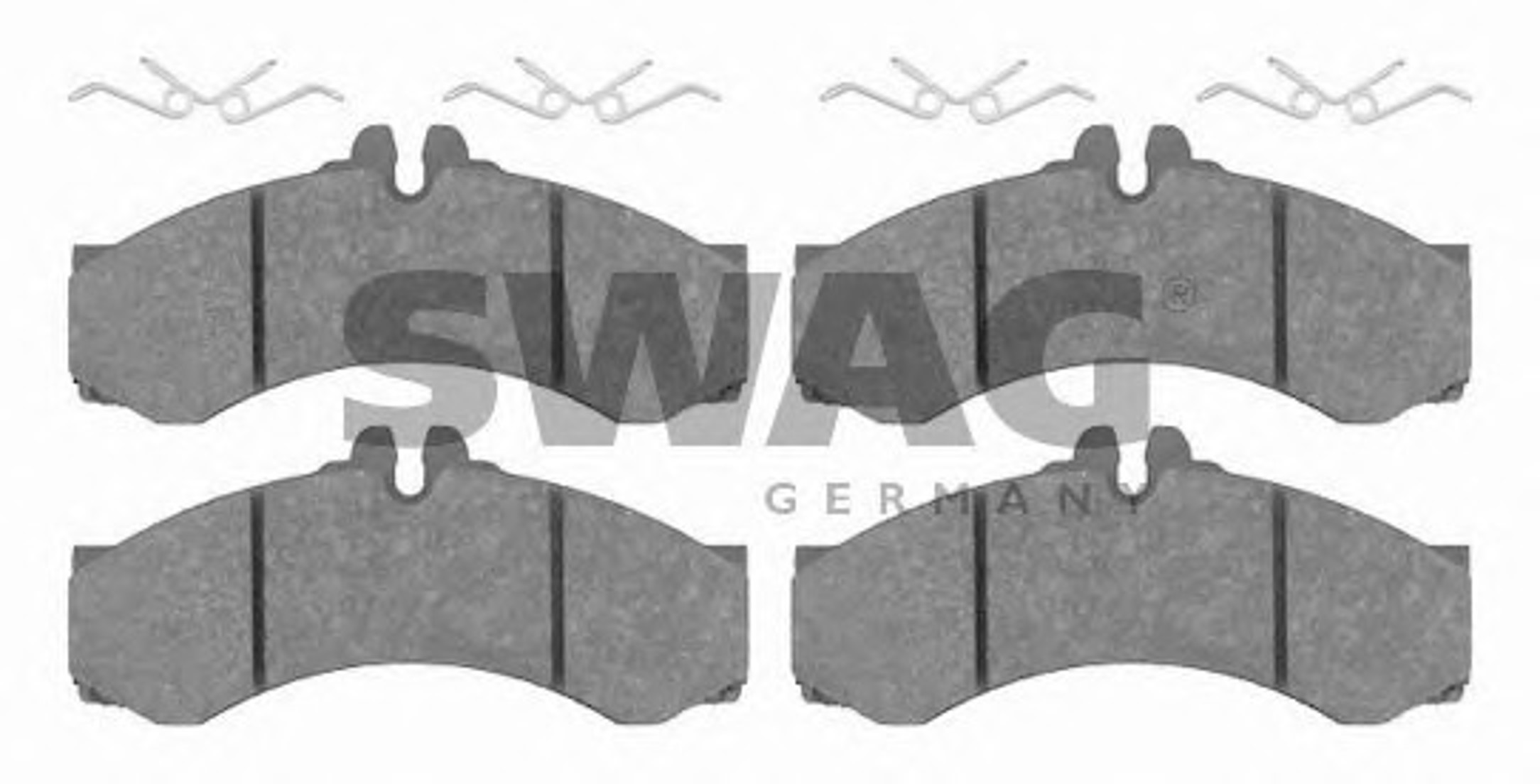 Колодки тормозные дисковые SWAG 10916164