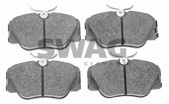 Колодки тормозные дисковые SWAG 10916193