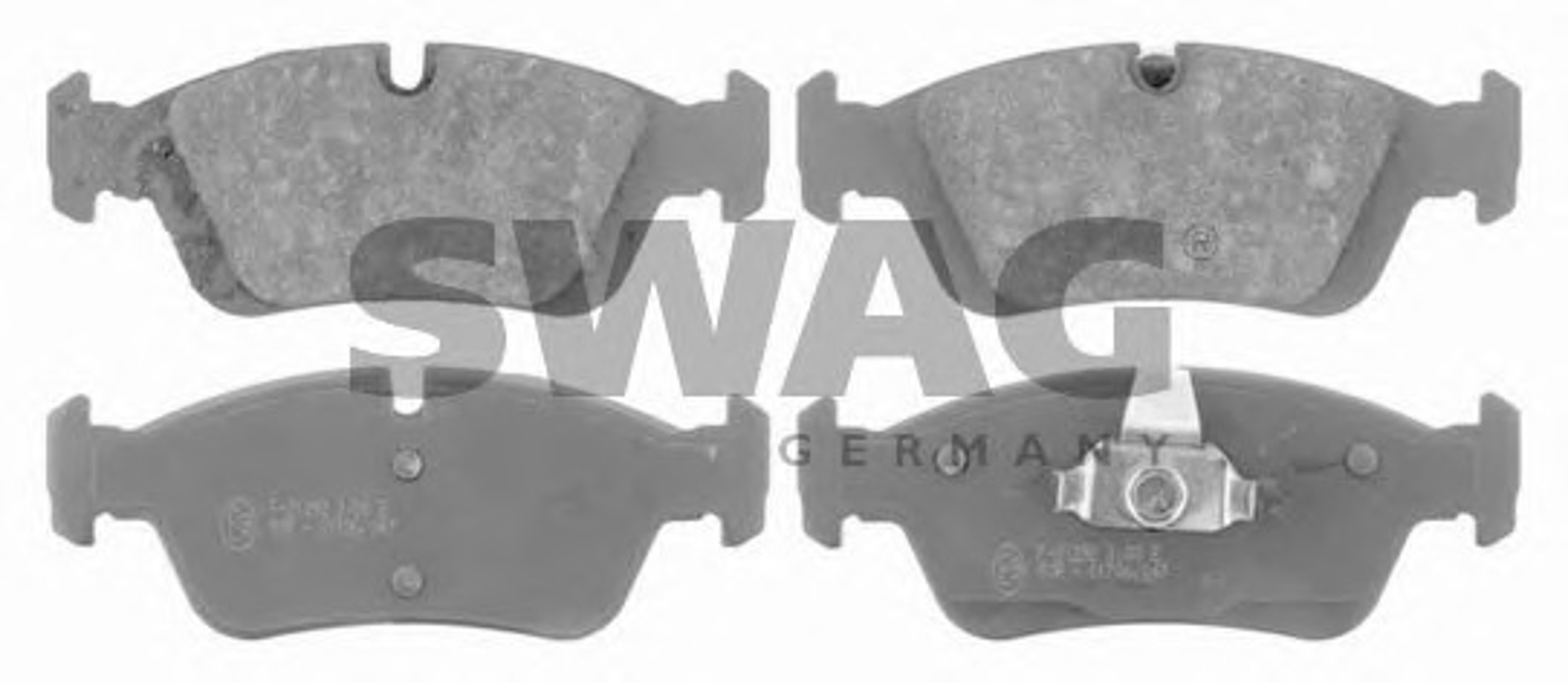 Комплект тормозных колодок дисковый тормоз SWAG 20916343