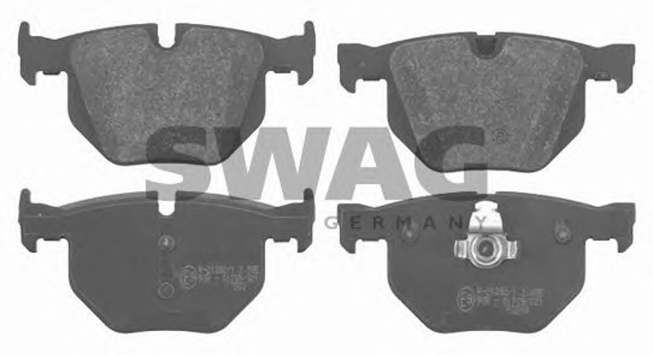 Колодки тормозные дисковые SWAG 20916633