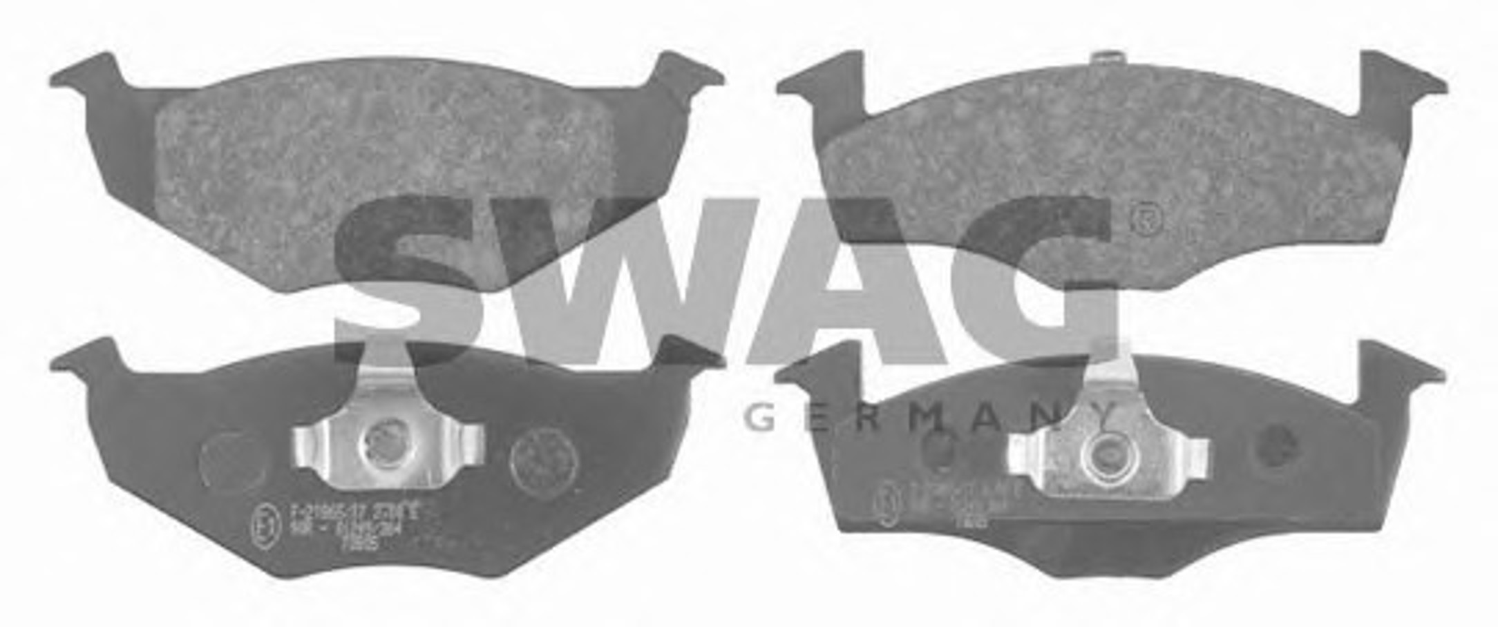 Колодки тормозные дисковые SWAG 30916044