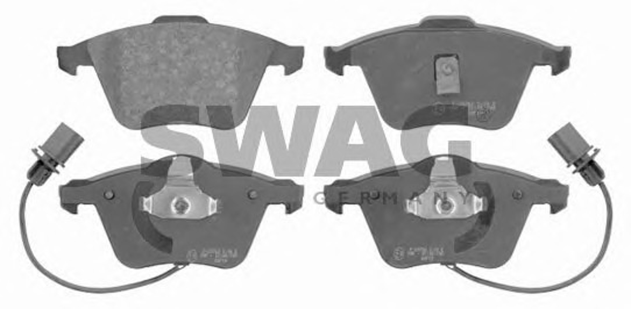 Колодки тормозные дисковые SWAG 30916455