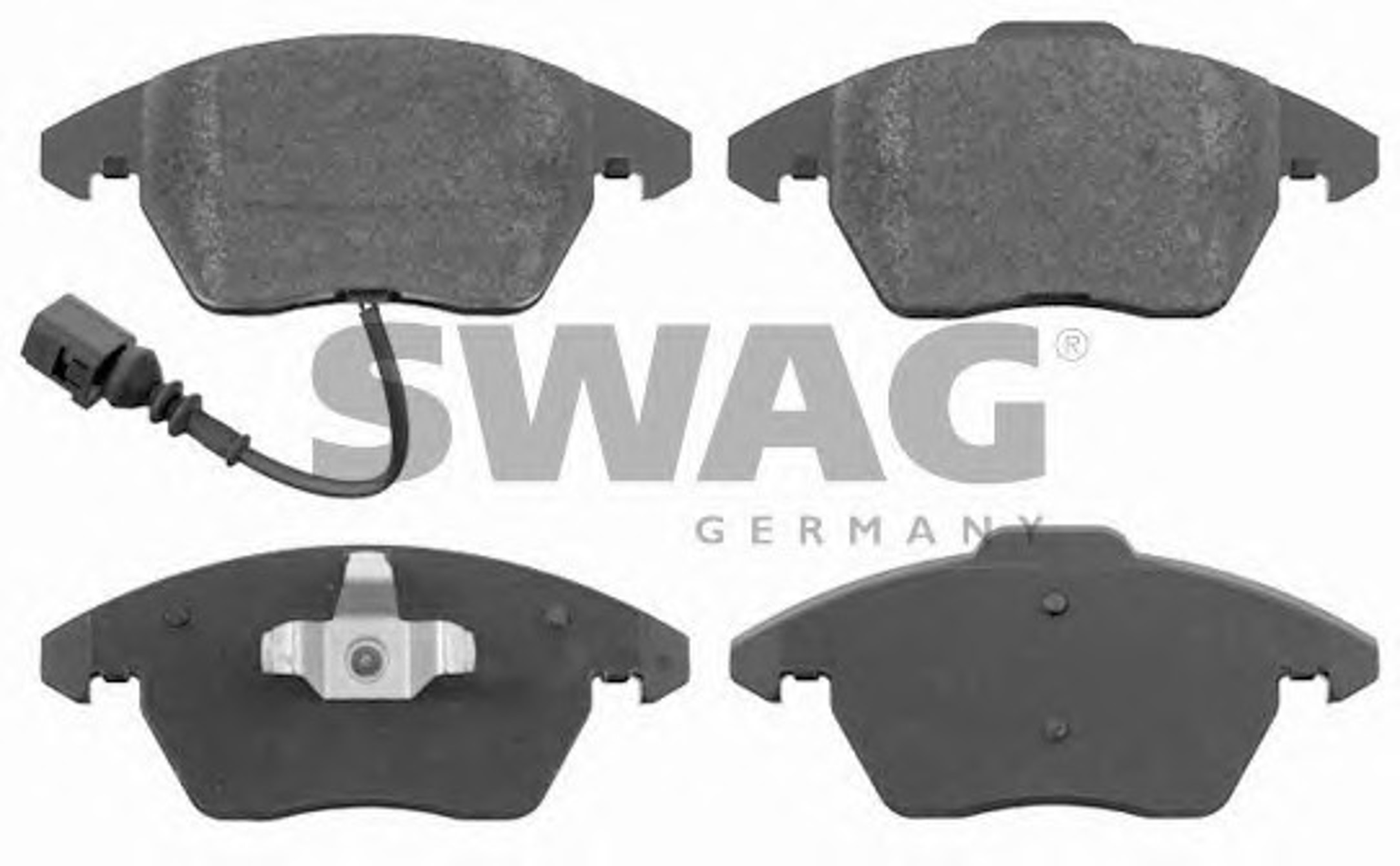 Колодки тормозные дисковые SWAG 30916502