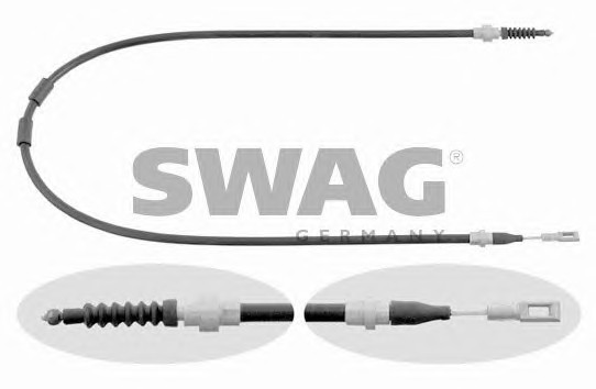 Трос стояночного тормоза SWAG 30926455