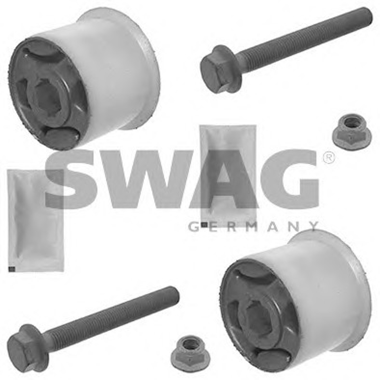 Комплект сайлентблоков подвески SWAG 30939228