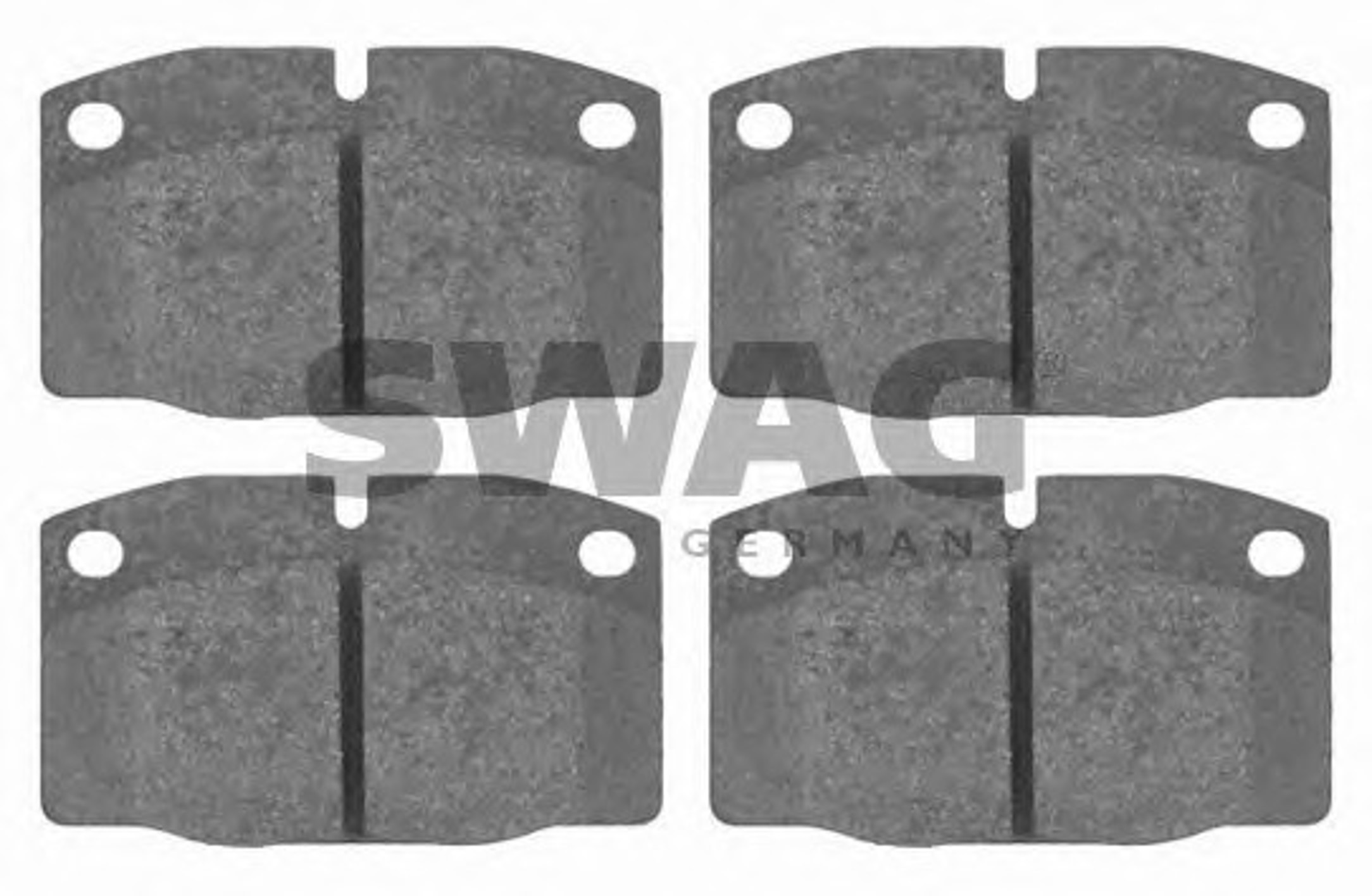 Комплект тормозных колодок дисковый тормоз SWAG 40916203