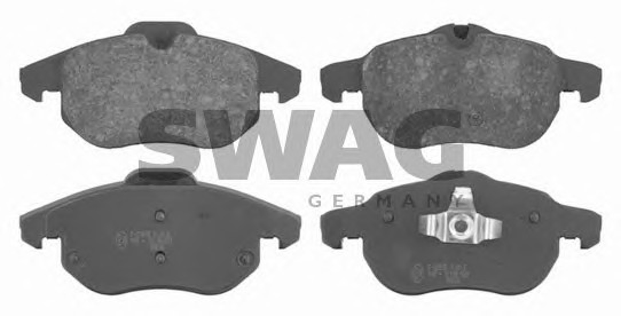 Комплект тормозных колодок дисковый тормоз SWAG 40916492