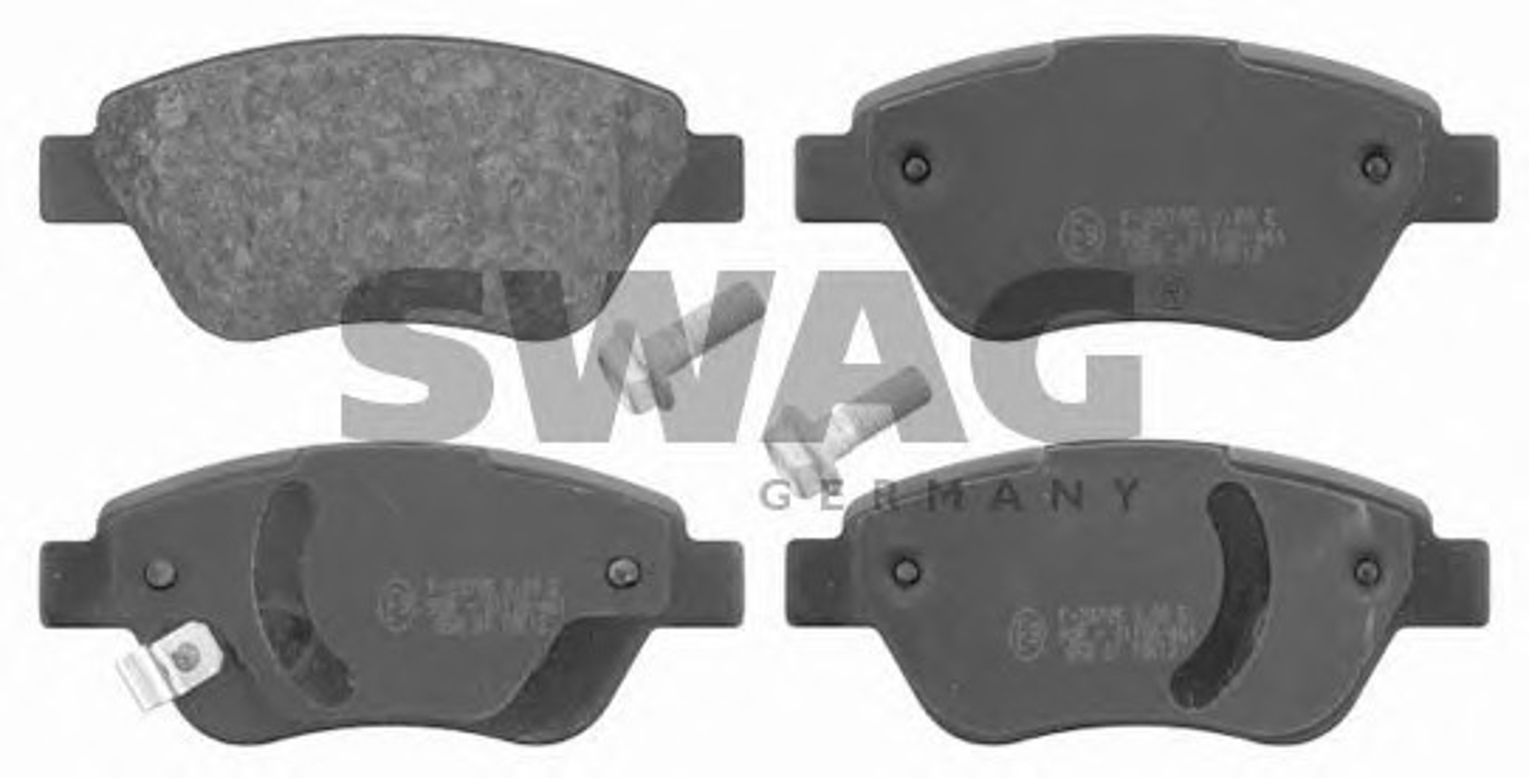 Колодки тормозные дисковые SWAG 40916627