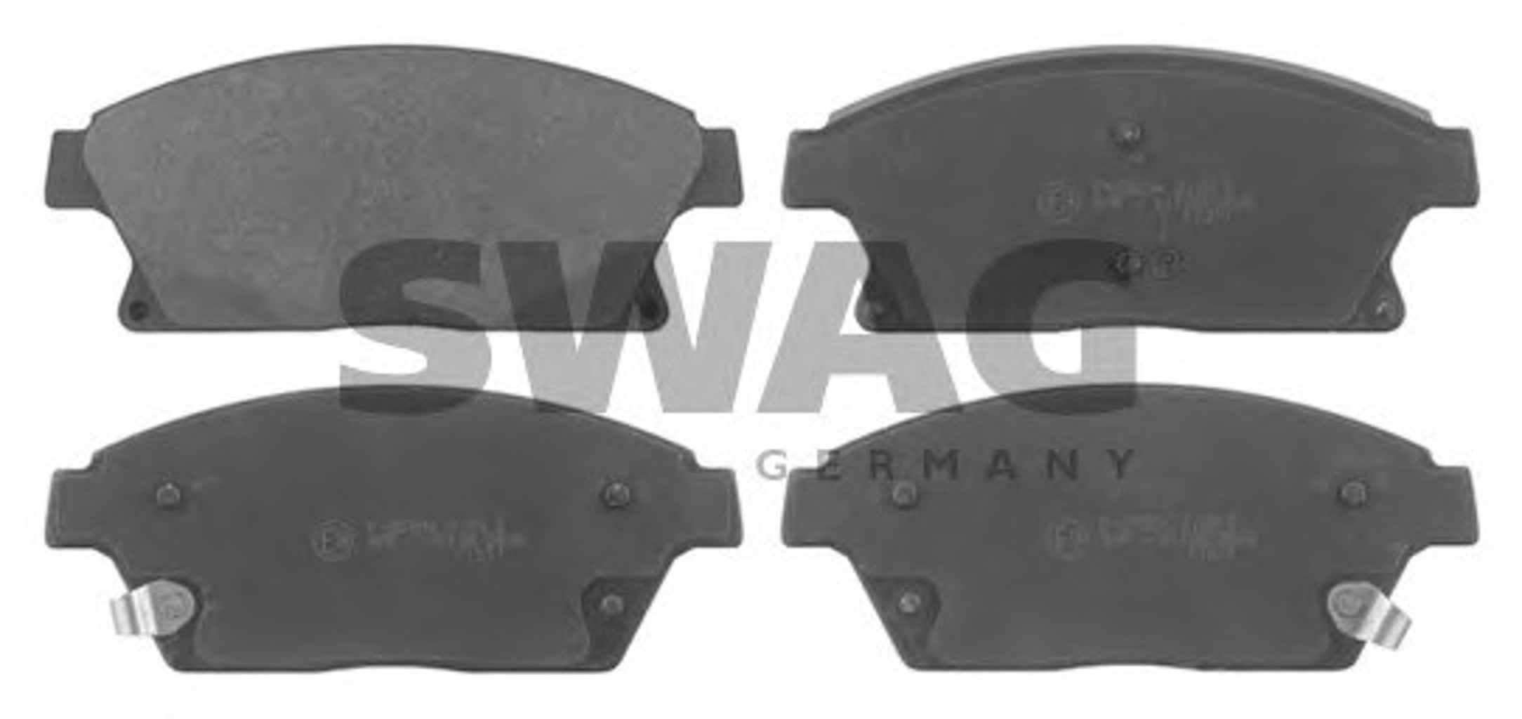 Колодки тормозные дисковые SWAG 40916788