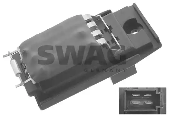 Резистор вентилятора отопителя SWAG 50945415