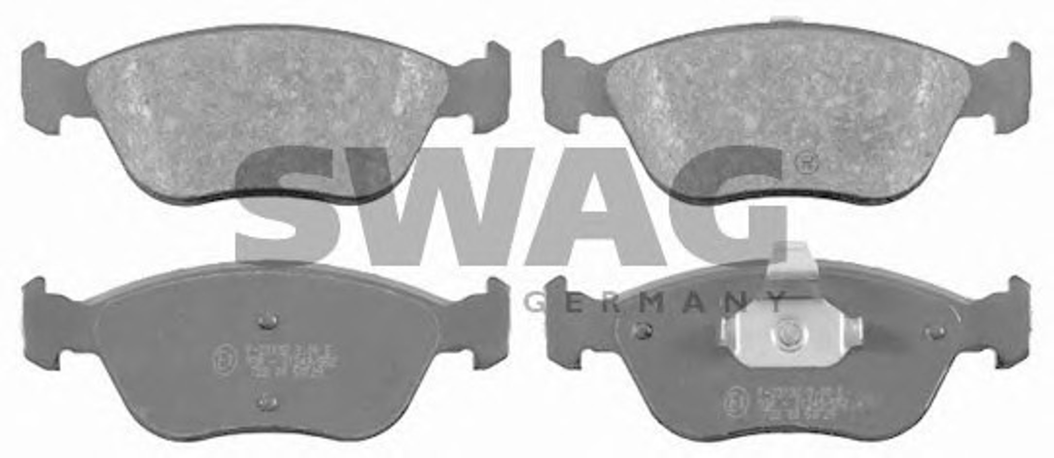 Колодки тормозные дисковые SWAG 55916506