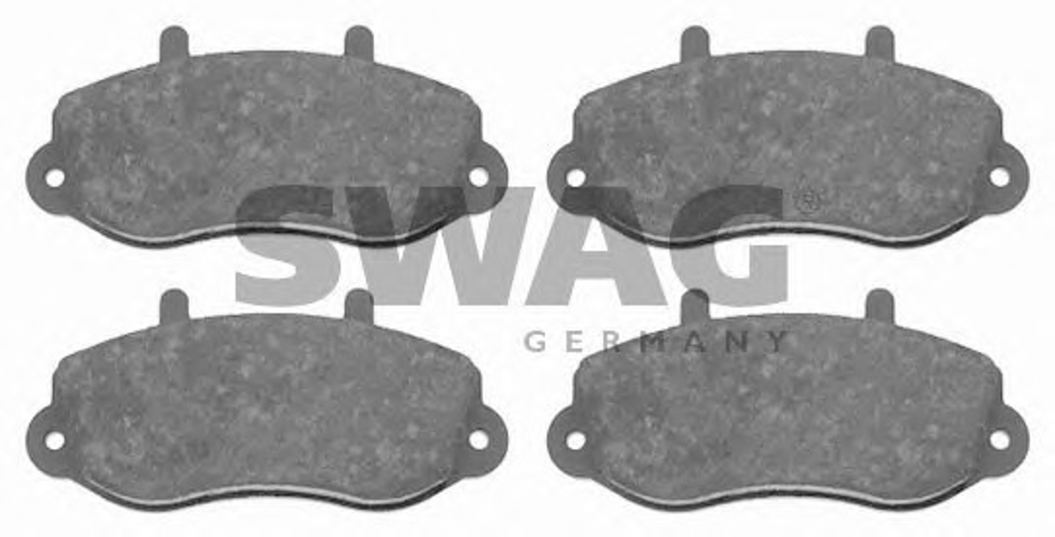 Колодки тормозные дисковые SWAG 60916494