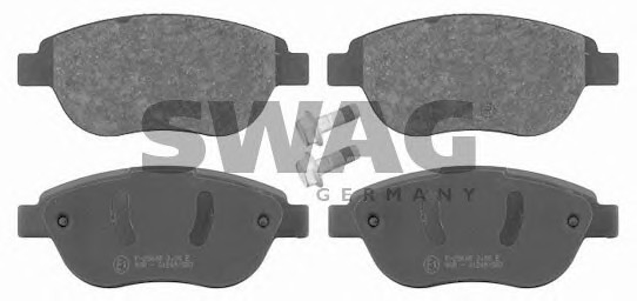 Колодки тормозные дисковые SWAG 62916422
