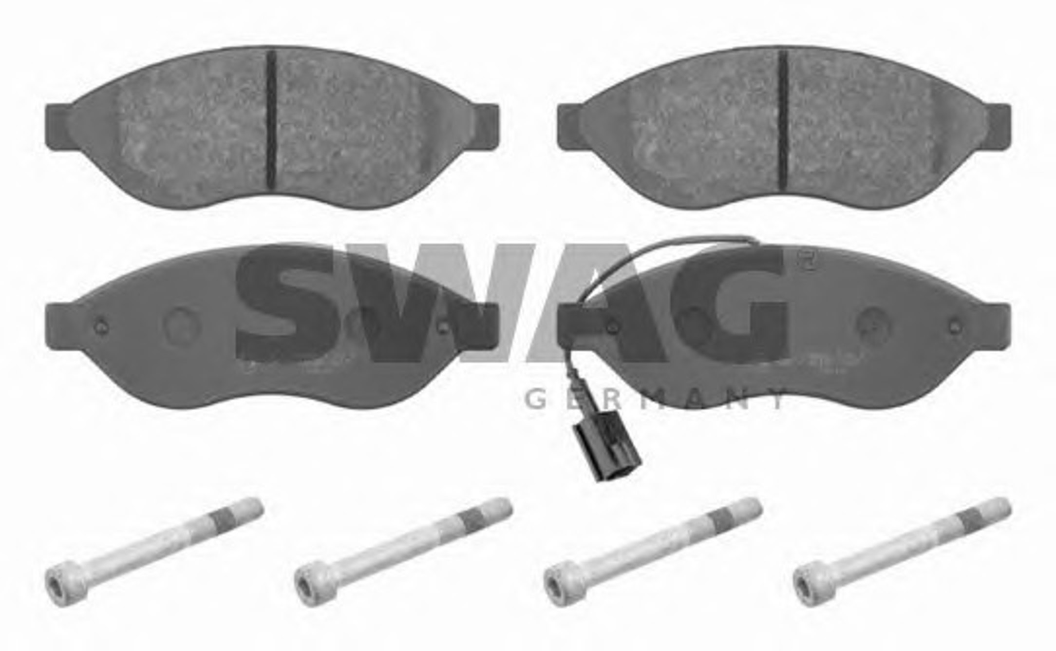 Колодки тормозные дисковые SWAG 62916716