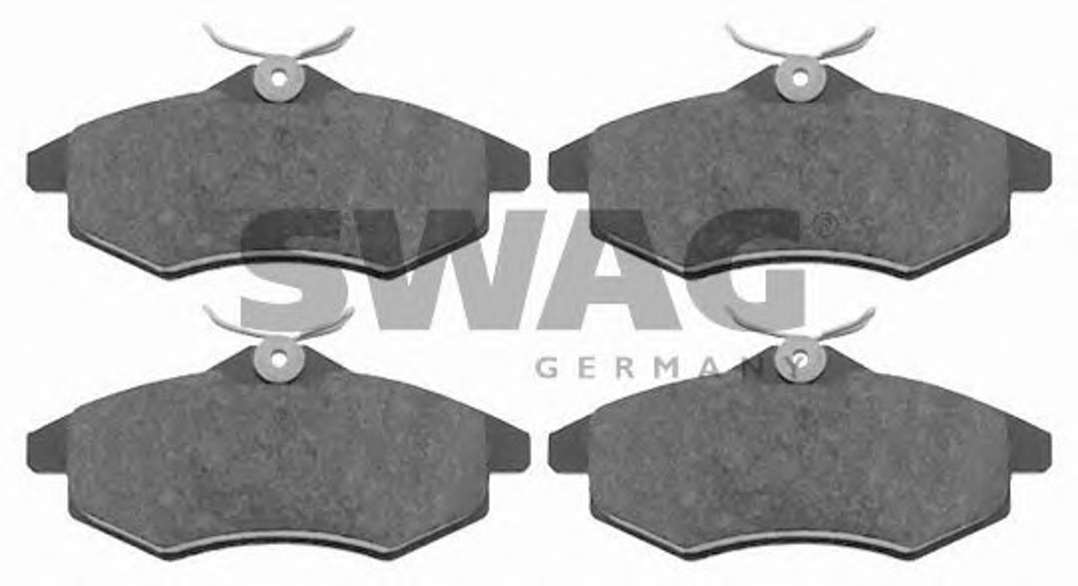 Колодки тормозные дисковые SWAG 64916590