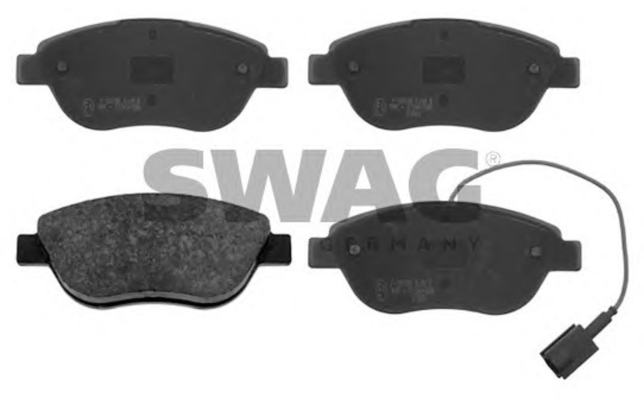Колодки тормозные дисковые SWAG 70916554