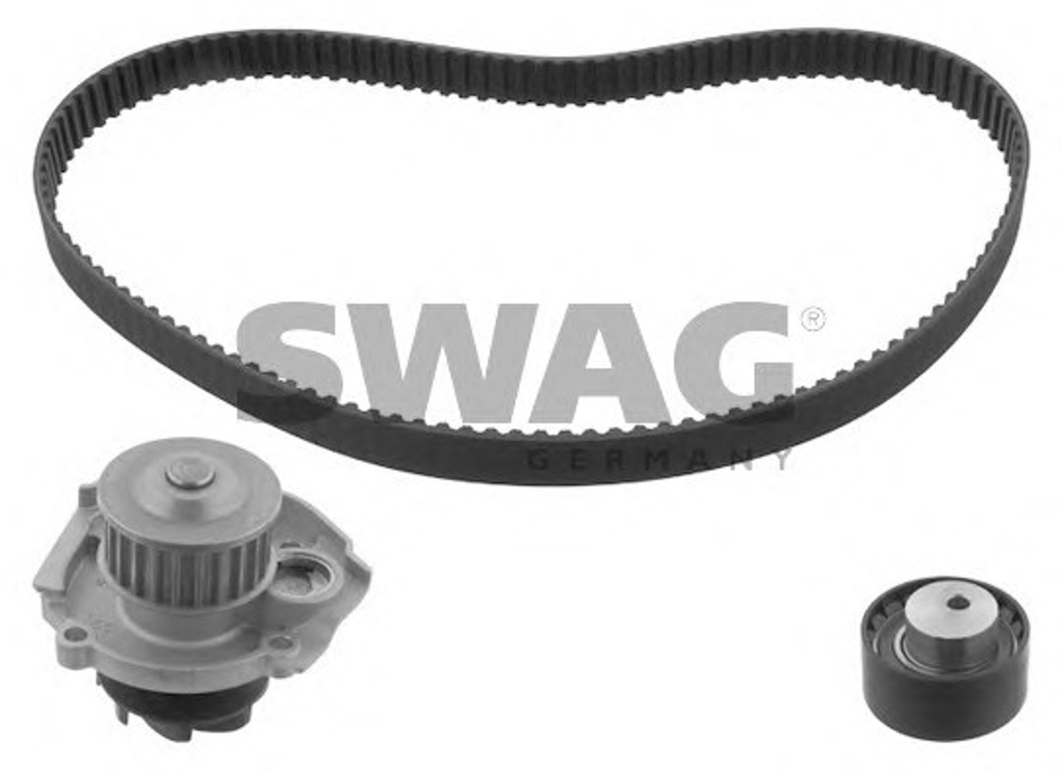 Комплект грм с водяным насосом SWAG 70932745