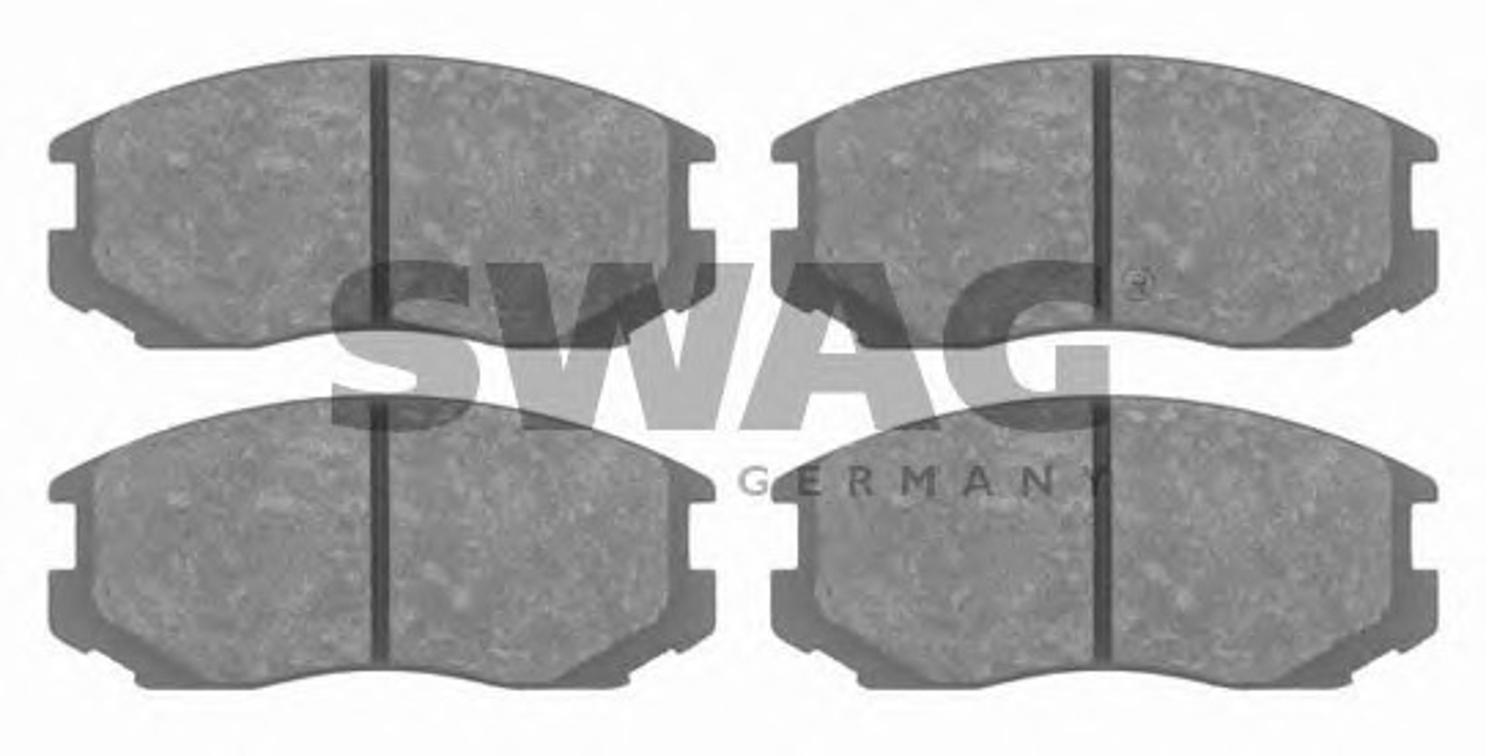 Комплект тормозных колодок дисковый тормоз SWAG 80916325