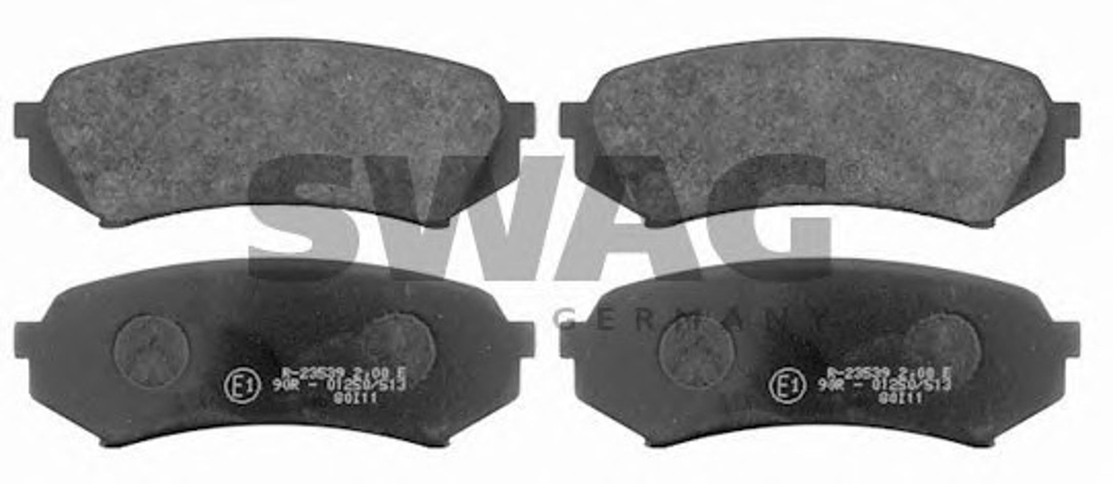 Комплект тормозных колодок дисковый тормоз SWAG 81916731