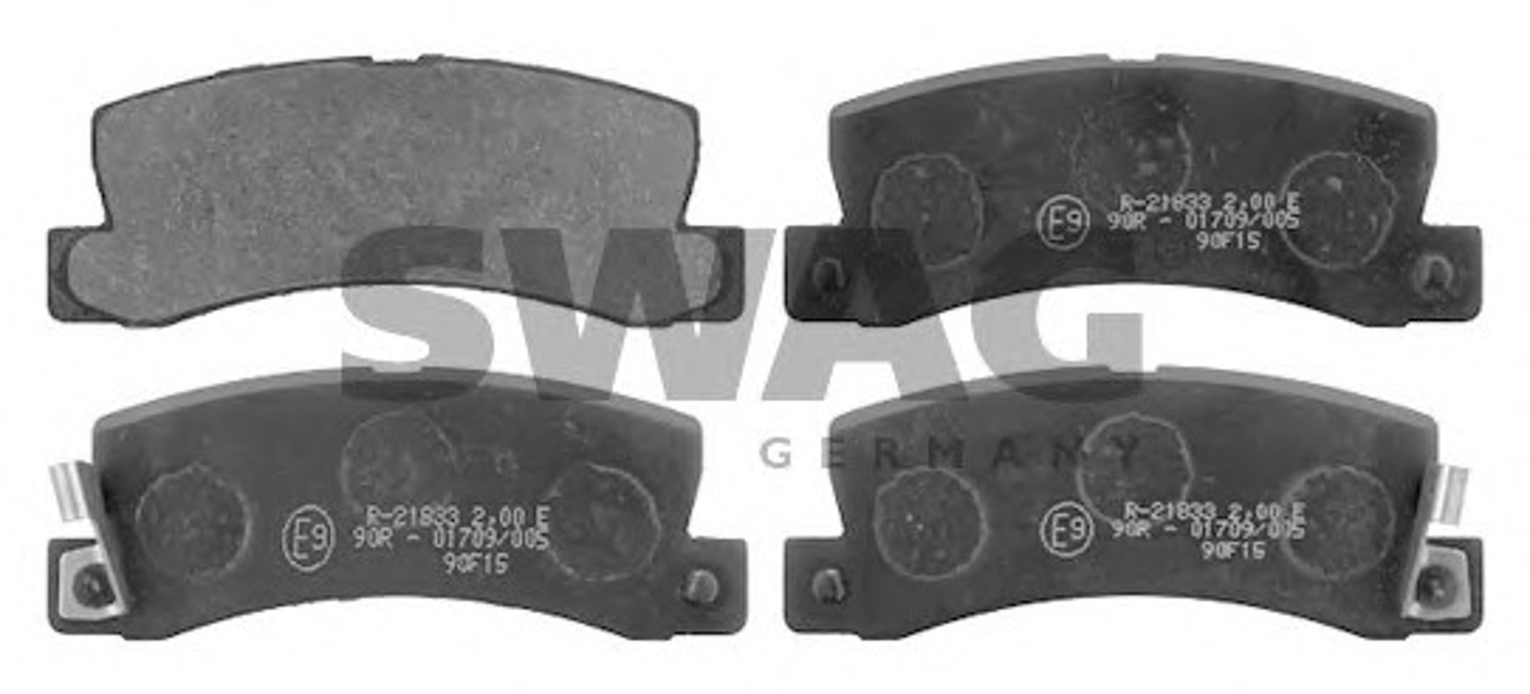 Колодки тормозные дисковые SWAG 81916743