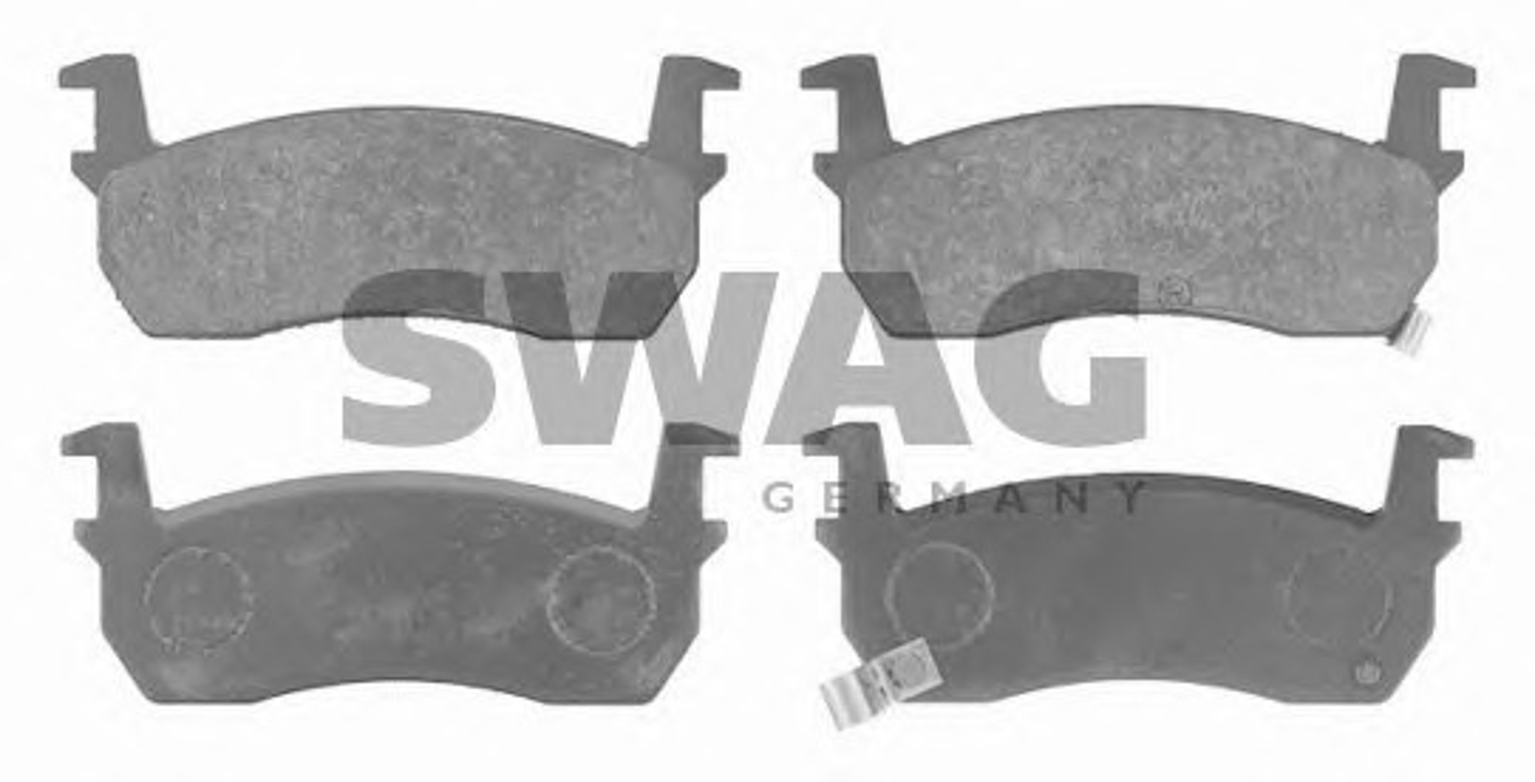 Колодки тормозные дисковые SWAG 82916261