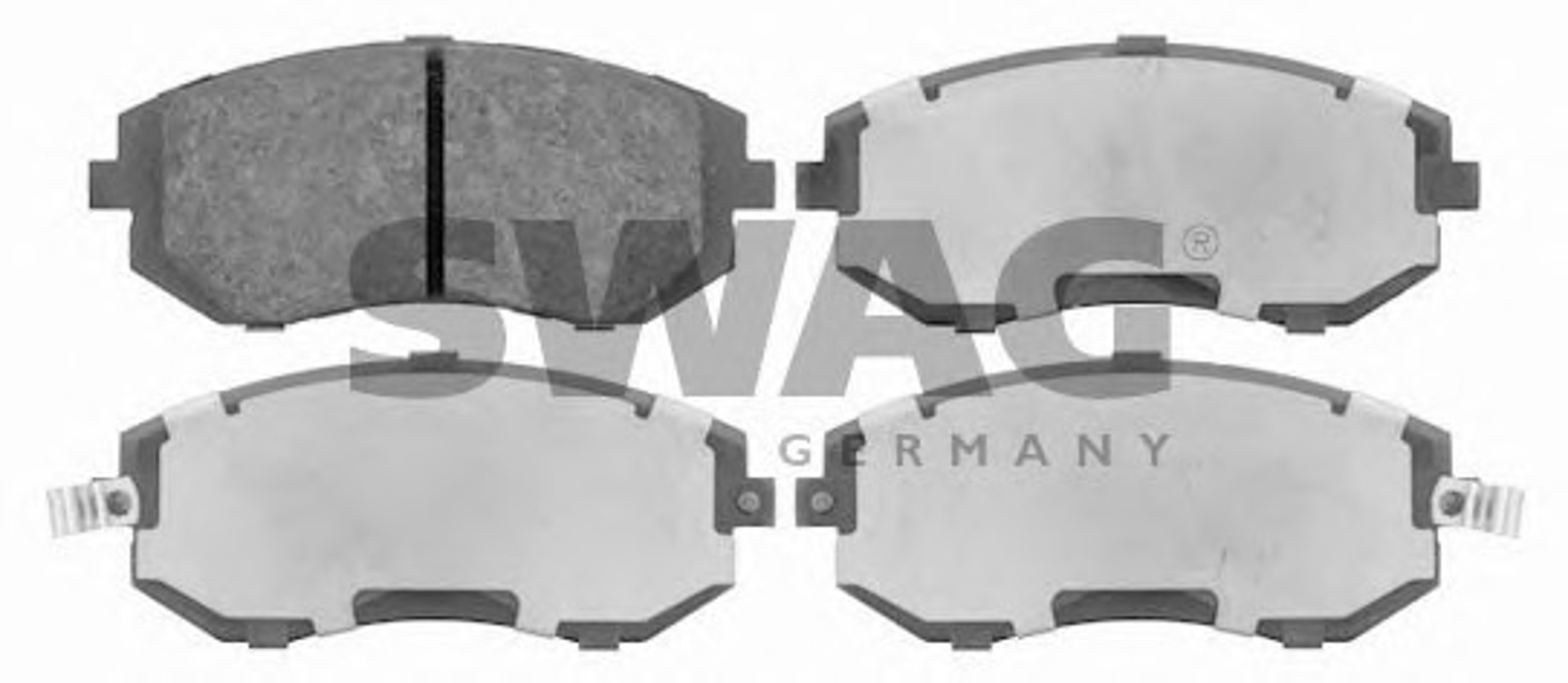 Колодки тормозные дисковые SWAG 87916643