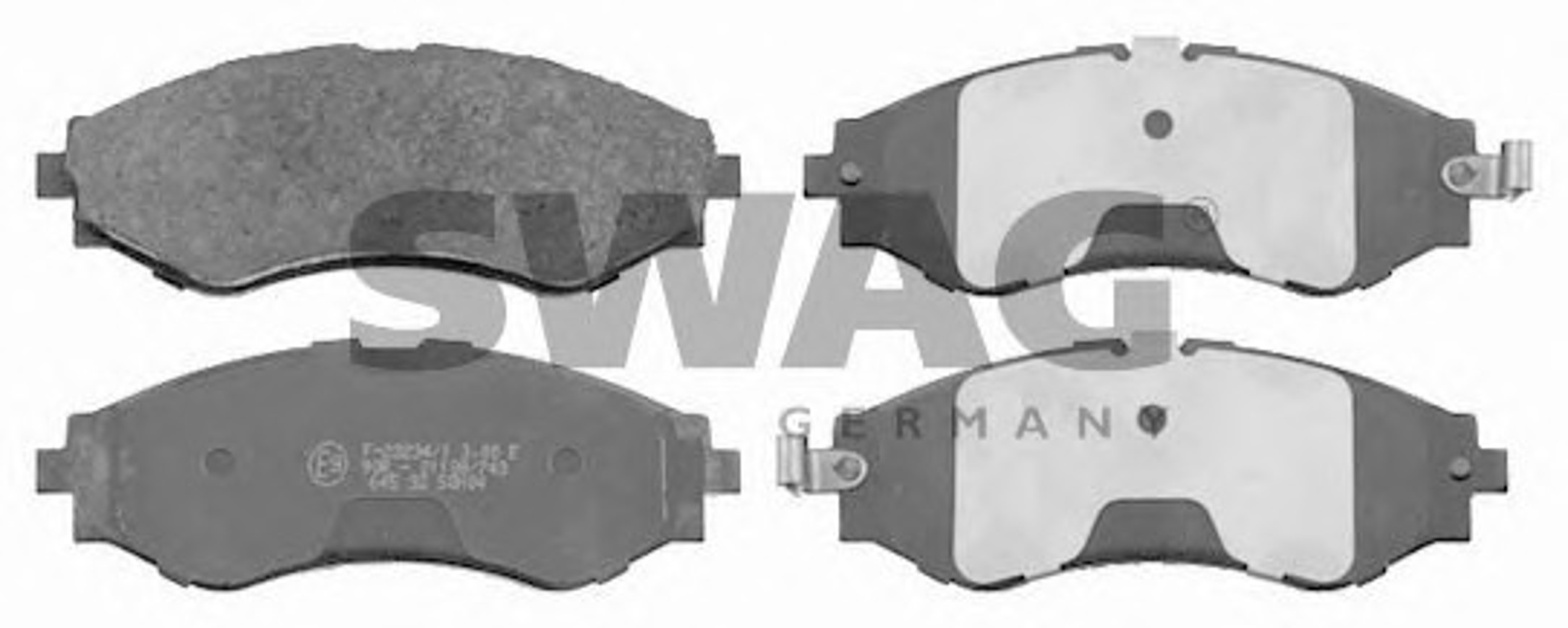 Колодки тормозные дисковые SWAG 89916510