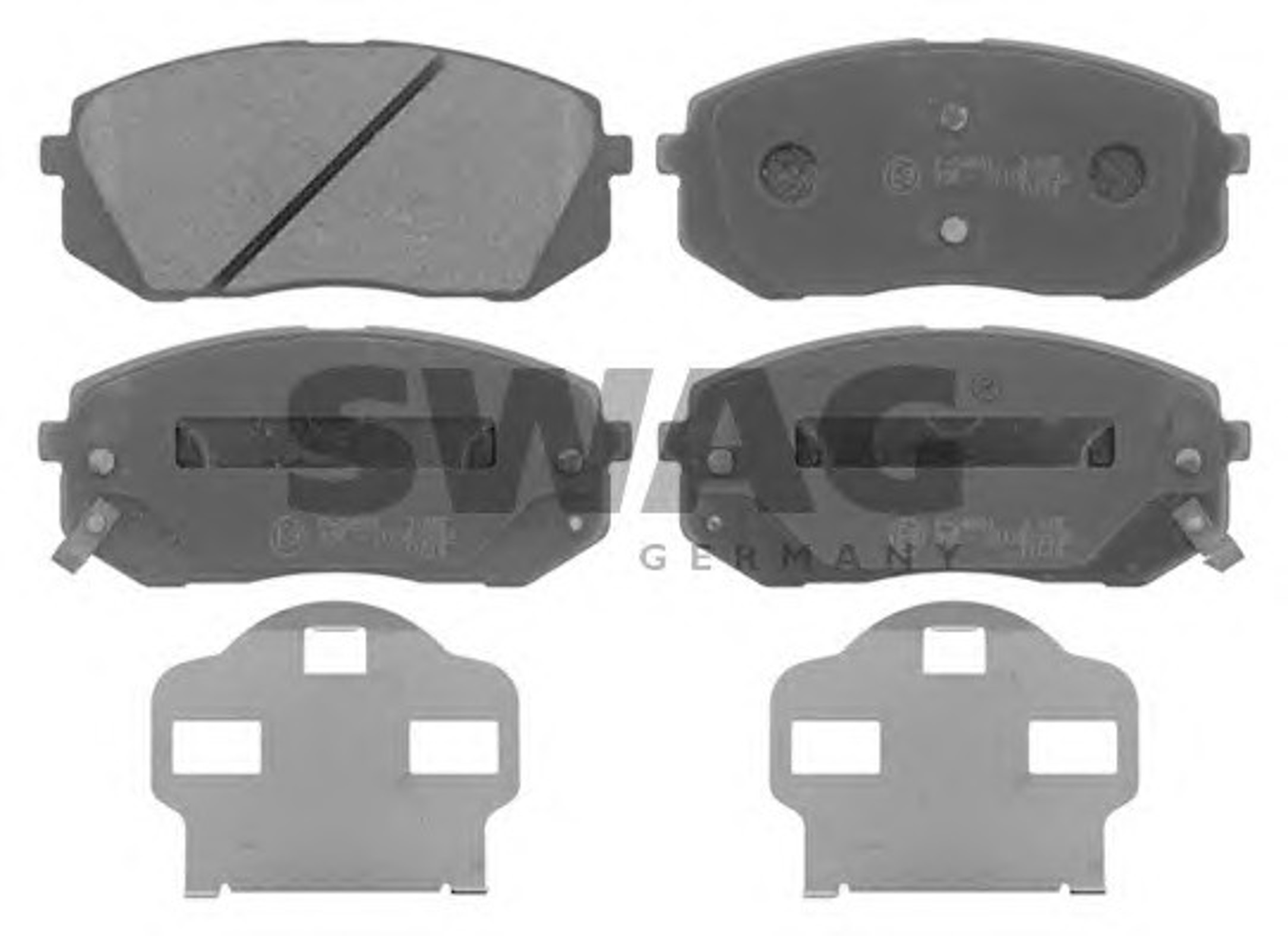Колодки тормозные дисковые SWAG 91916816